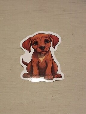 10/$10 Stickers Decal - Rhodesian Ridgeback Puppy Dog Kawaii Animal Sticker